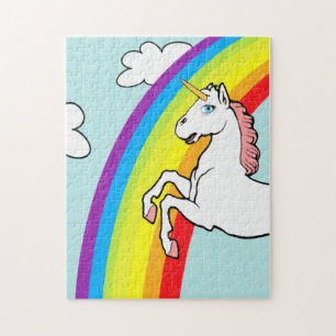 Unicornregnbåge Pussel