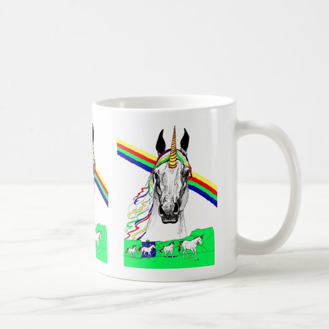 Unicornregnbågemugg Kaffemugg (Höger)