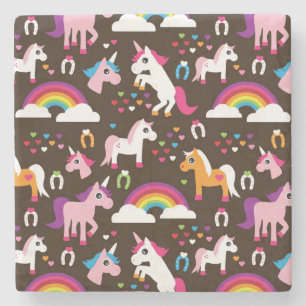 unicornregnbågen lurar bakgrundshästen stenunderlägg