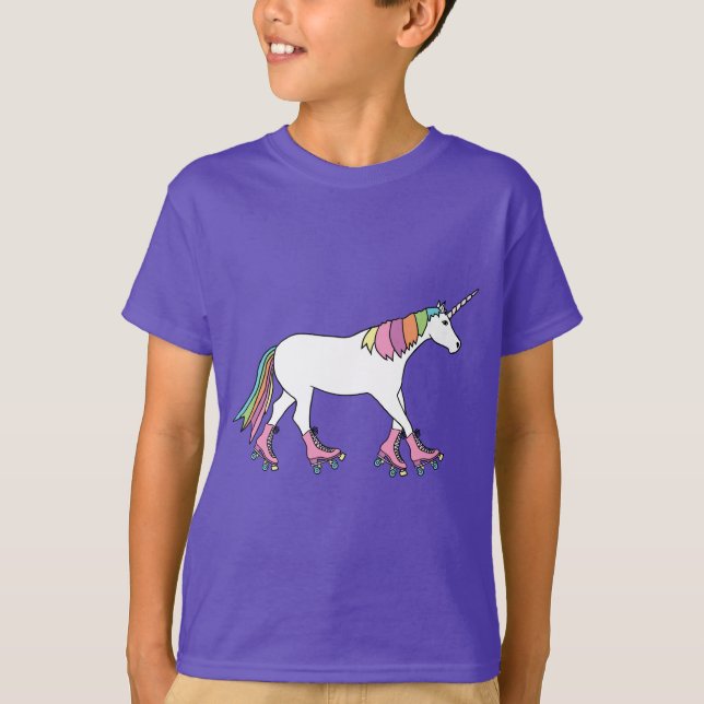 UnicornRollerskating Tee Shirt (Framsida)