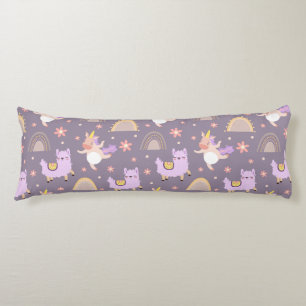 Unicorns and Llamas Body Pillow Kroppskudde