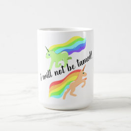 Unicorns and Quote Kaffemugg