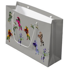 Unicorns Anpassningsbar Gift Bag - stor, glansig