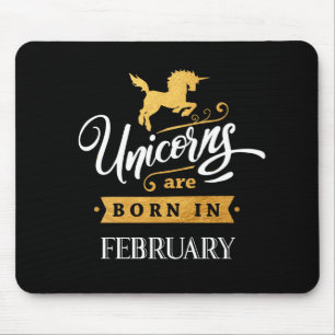 Unicorns är bördiga Februari - Calligraphykonst Musmatta