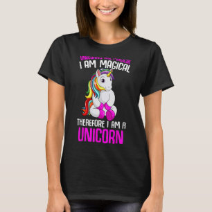 Unicorns är den magiska Unicorn Älskare Kids Girls T Shirt