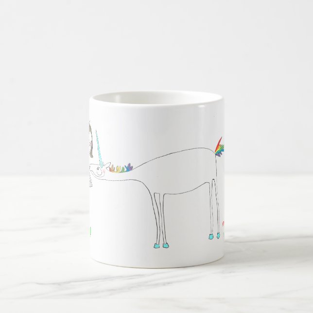 Unicorns är det BÄST Kaffemugg (Center)