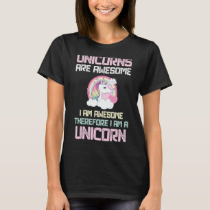 Unicorns är Fantastisk och därför är jag en enhörn T Shirt