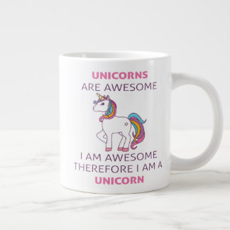 Unicorns är Fantastisk och jag är Fantastisk Jumbo Mugg