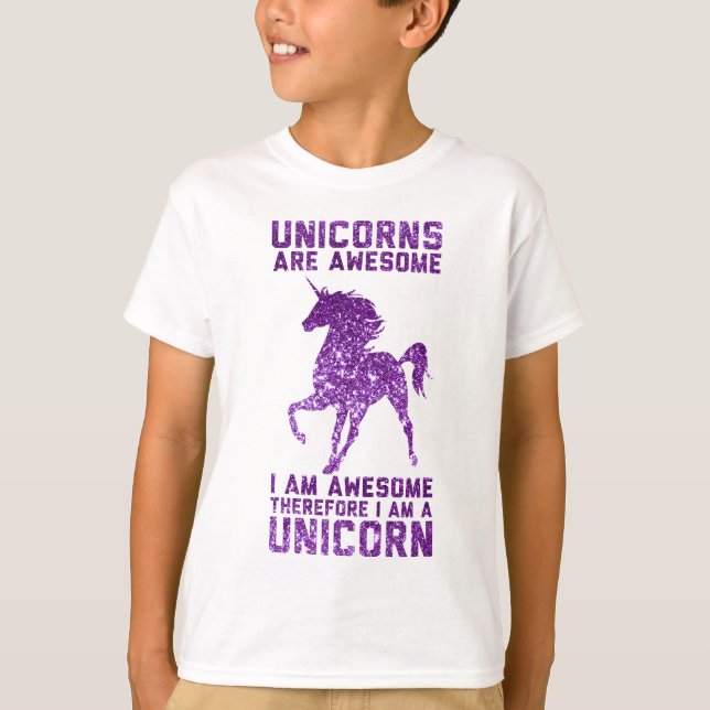 Unicorns är Fantastisk T-shirt (Framsida)