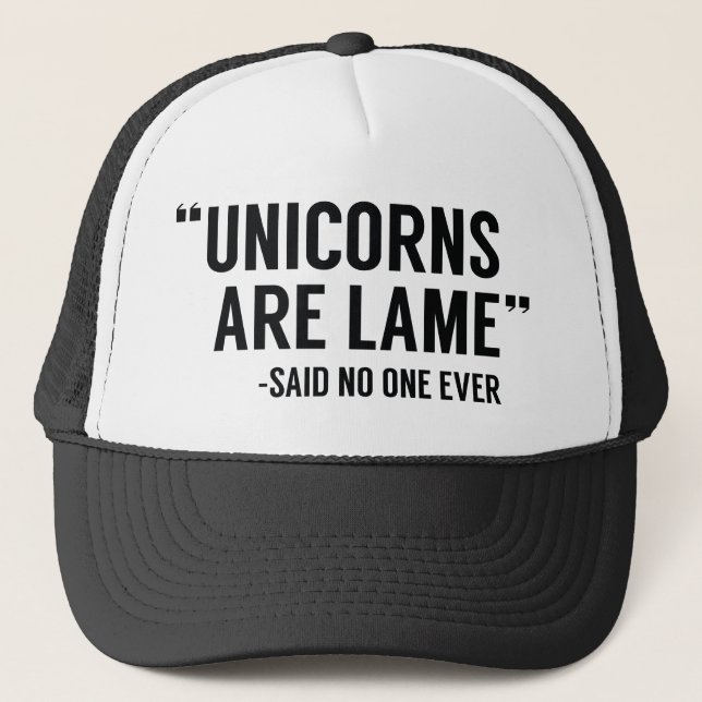 Unicorns är Lame Keps (Framsida)