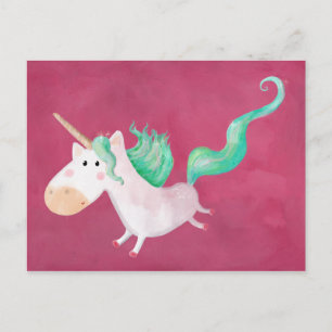 Unicorns är magiska vykort