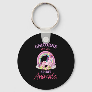 Unicorns är mina själsska djur nyckelring