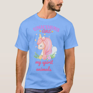 Unicorns är mitt andningsdjur, älskare-temat för e t shirt