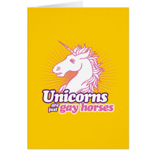 UNICORNS ÄR PRECIS GLADA HÄSTAR HÄLSNINGSKORT