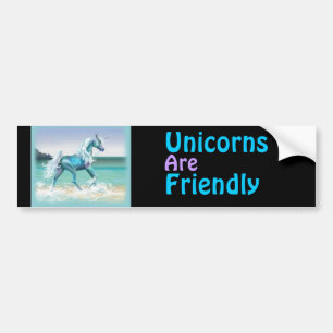 Unicorns är vänliga bildekal