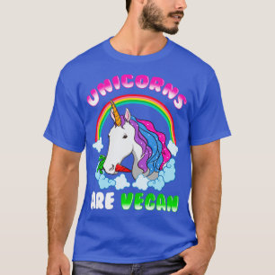 Unicorns är Vegan Vegetarian T Shirt