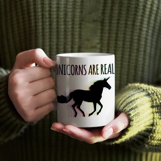 Unicorns är verkliga kaffemugg (Unicorns are Real Mug)