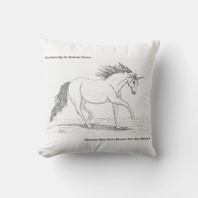 Unicorns är verkliga kudde (Framsida)