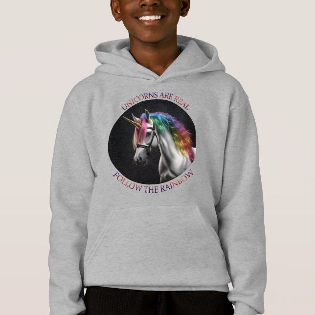 Unicorns är verkliga t shirt (Framsida)