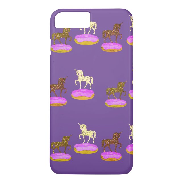 Unicorns Art Sweet Donuts Case-Mate iPhone Skal (Baksida)