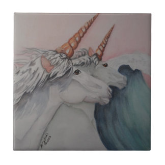 Unicorns av havet kakelplatta