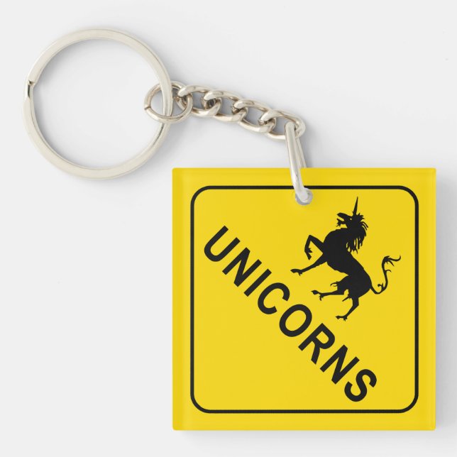 Unicorns Crossing Road Sign (Framsidan)