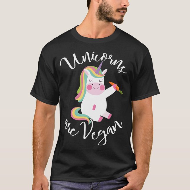Unicorns dabbar Unicorn T Shirt (Framsida)