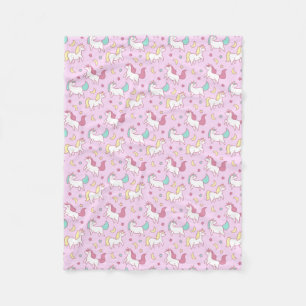 Unicorns Fleece Blanket