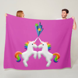 Unicorns Fleecefilt