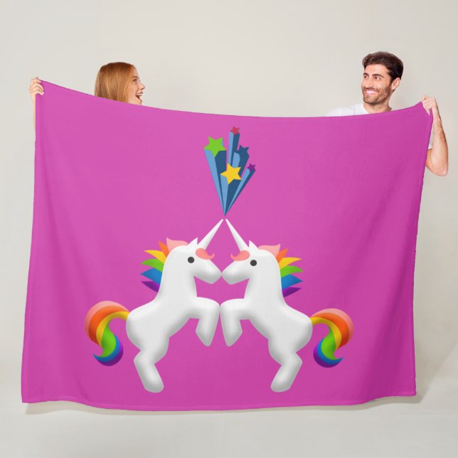 Unicorns Fleecefilt (På plats)