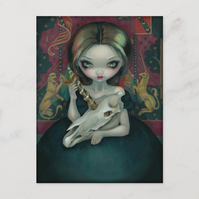 "Unicorns Ghost" vykort (Framsida)
