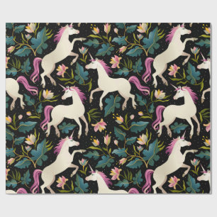 Unicorns in Forest Presentpapper