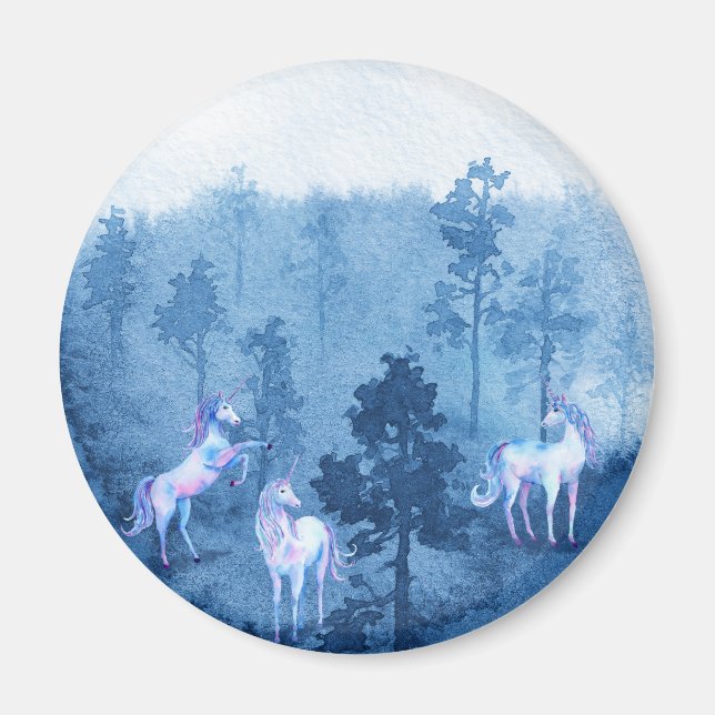Unicorns in the mist magnet (Framsidan)