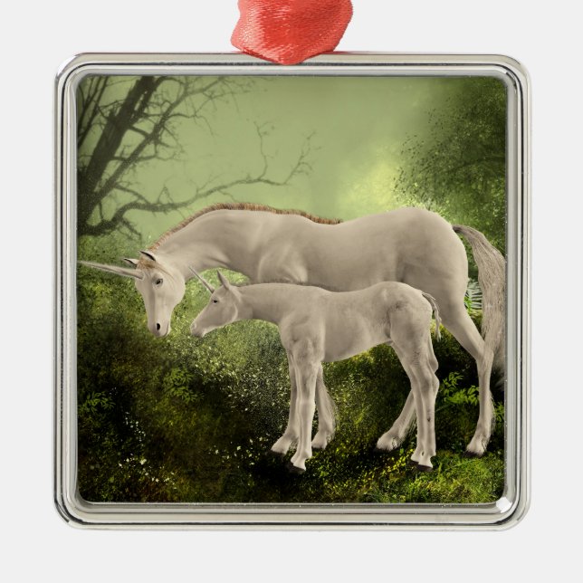 Unicorns Julgransprydnad Metall (Framsidan)