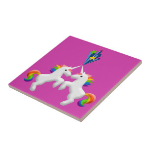 Unicorns Kakelplatta