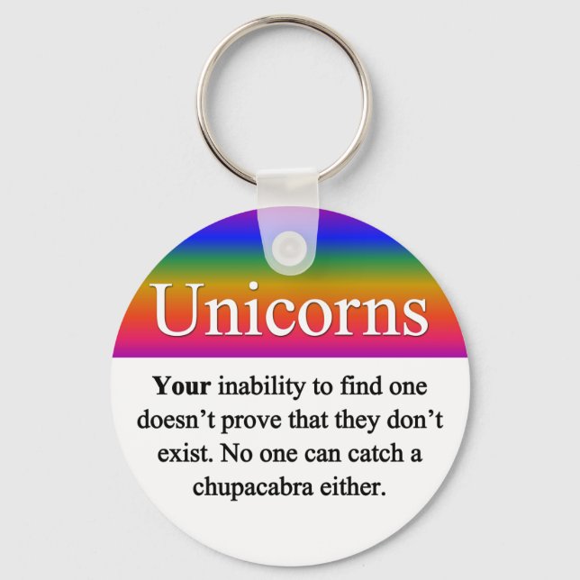 Unicorns Keychain Nyckelring (Framsida)