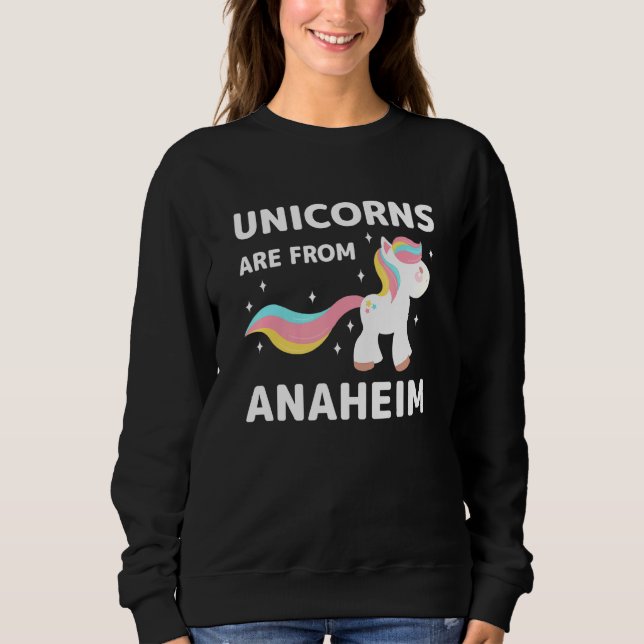 Unicorns kommer från Anaheim Kaliforniens presiden T Shirt (Framsida)