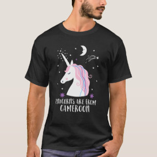 Unicorns kommer från Kamerun Home Land Pride T Shirt