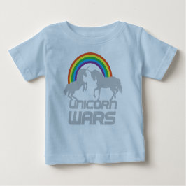 Unicorns Krig med regnbåge T Shirt