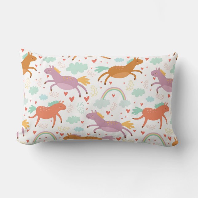 Unicorns Lumbarkudde (Framsida)