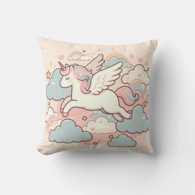 Unicorns magi kudde (Framsida)