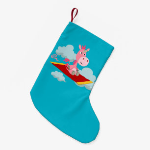 Unicorn's Magic Carpet Ride-julklappen Liten Julstrumpa