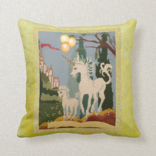 UNICORNS MAGIC OCH NEEDLEPOINT KUDDE