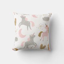 Unicorns Magic Rosa Grått Boho Girly Cute