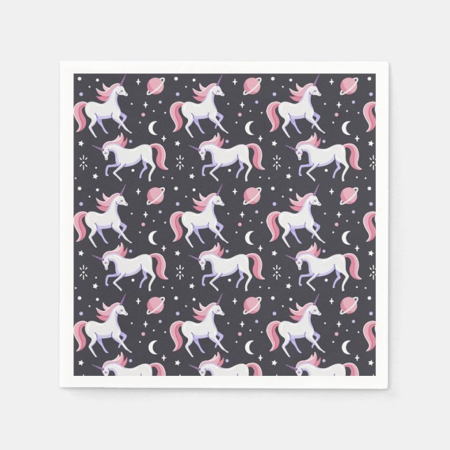 Unicorns Napkins Pappersservett (Framsidan)