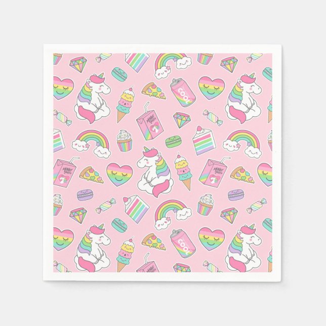 Unicorns Pappersservett (Framsidan)