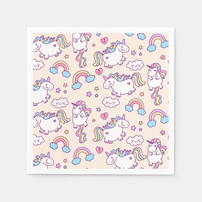 Unicorns Pappersservett (Framsidan)