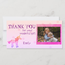 Unicorns Personlig Tack för foto