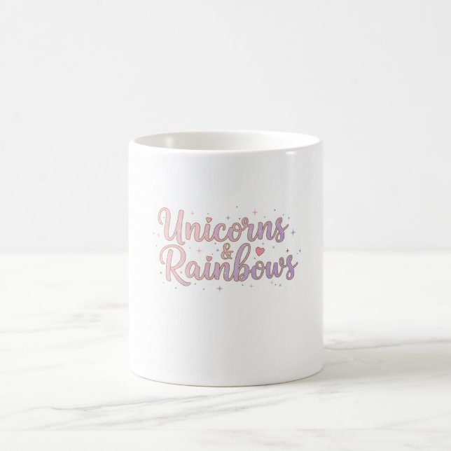 Unicorns & Rainbows Mug Kaffemugg (Center)