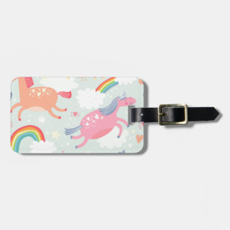 Unicorns & regnbåge bagagebricka